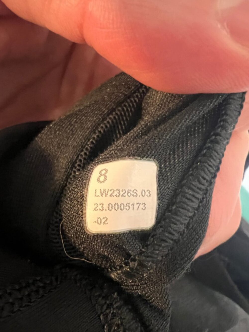 Lululemon Black Strappy Cross Back Sports Bra Size 8 - Picture 3 of 3